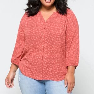 Polka dot blouse